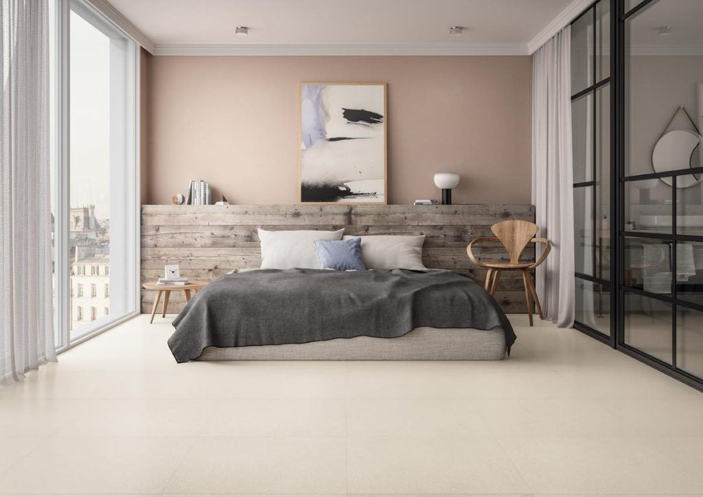 Blustyle Blutech Pavimento Rivestimento 90x90 Cm 11 10 Mm Bianco Bt in rettificato, superficie e texture ravvicinata del gres