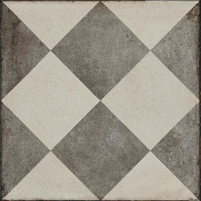 Pavimento rivestimento 20x20 decoro in gres porcellanato 10 mm Mix talco Ceramiche Ragno Ottocento 00RFFX24