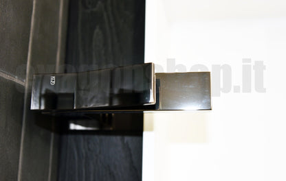 Rettangolo K 53001 Gessi Miscelatore lavabo con piletta black metal PVD 706