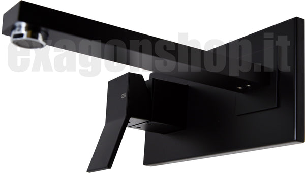 Gessi Rettangolo K Parti Esterne Miscelatore lavabo senza parte Incasso nero XL 53088