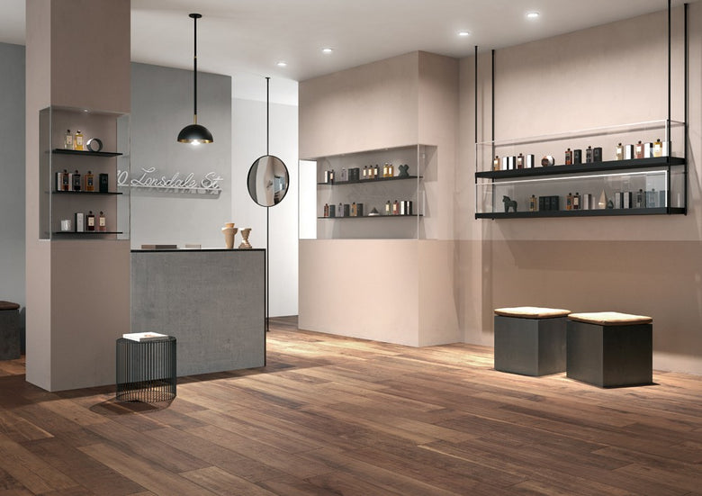 Blustyle Country Pavimento Rivestimento Effetto Legno, vista del formato e dello spessore
