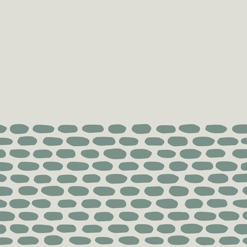 Mutina Tape Cobble Half Piastrella Cm 20,5x20,5 Green, superficie e texture ravvicinata del gres - Ceramiche Mutina