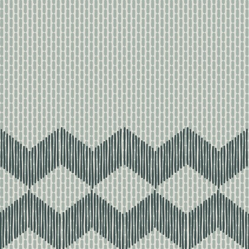 Mutina Tape Zigzag Half Piastrella Cm 20,5x20,5 Green, superficie e texture ravvicinata del gres - Ceramiche Mutina