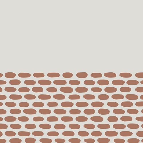 Mutina Tape Cobble Half Piastrella Cm 20,5x20,5 Brown, superficie e texture ravvicinata del gres - Ceramiche Mutina