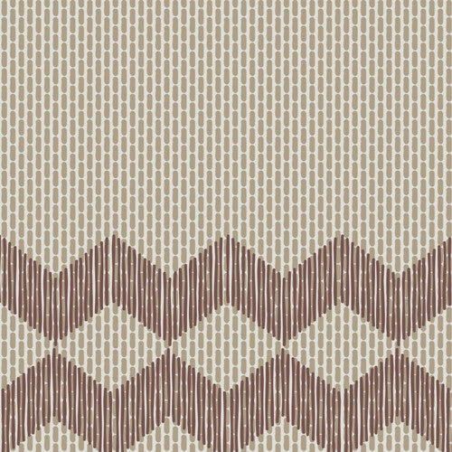 Mutina Tape Zigzag Half Piastrella Cm 20,5x20,5 Brown
