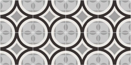 Pavimento Rivestimento 20x20 decoro Ceramiche Sant Agostino Patchwork B&W 01