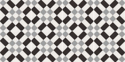 Rivestimento 20x20 decoro Ceramica Sant Agostino Patchwork B&W 02