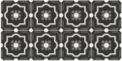Pavimento Rivestimento 20x20 decoro Ceramica Sant Agostino Patchwork B&W 04