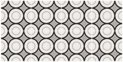 Pavimento Rivestimento 20x20 decoro Ceramica Sant Agostino Patchwork B&W 05