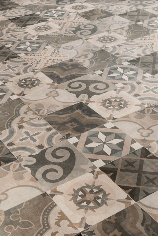 Pavimento rivestimento 20x20 Mix Ceramica Sant Agostino, superficie e texture ravvicinata del gres