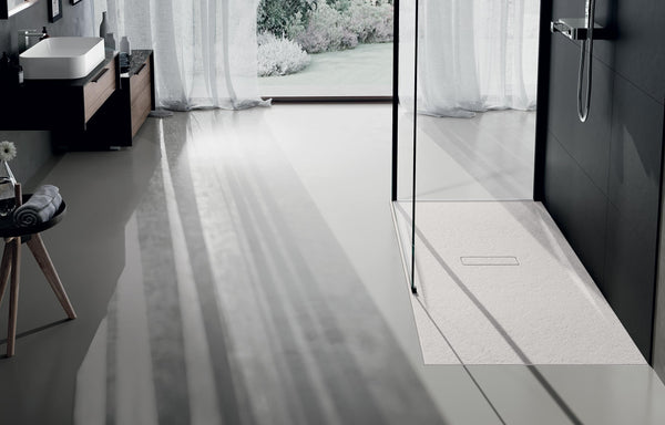 Piatto Doccia 160x80 effetto pietra in acrilico Novellini Custom Touch