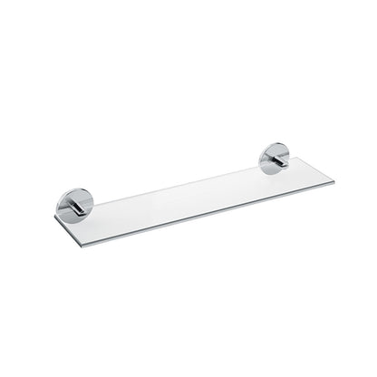 Mensola bagno 40 cm In Vetro Cromo Cosmic Duo Round 2620144