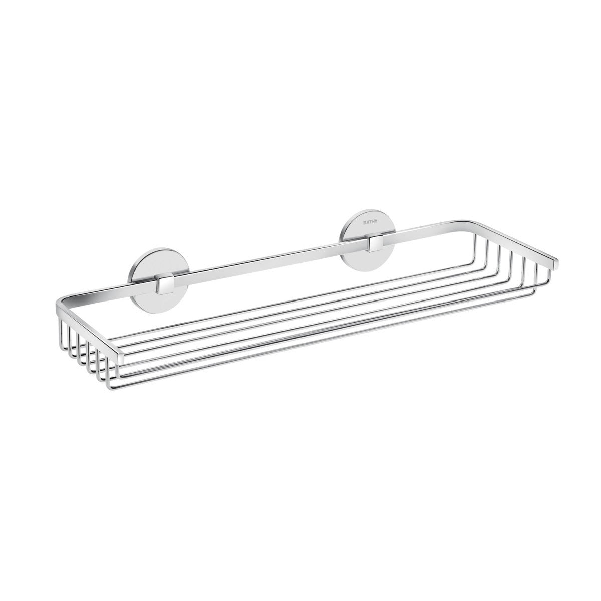 Griglia portasapone 30x13 vasca doccia Cromo Cosmic Duo in lucido installato in bagno moderno con ante in vetro temperato...