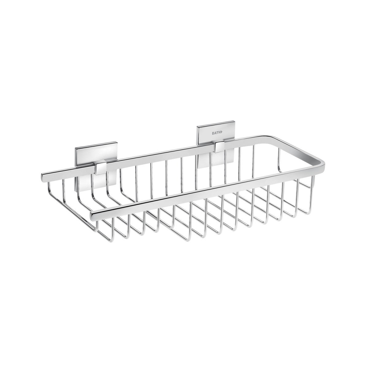 Griglia portasapone 30x13 Con Gradino A Sinistra cromo in lucido installato in bagno moderno con ante in vetro temperato...