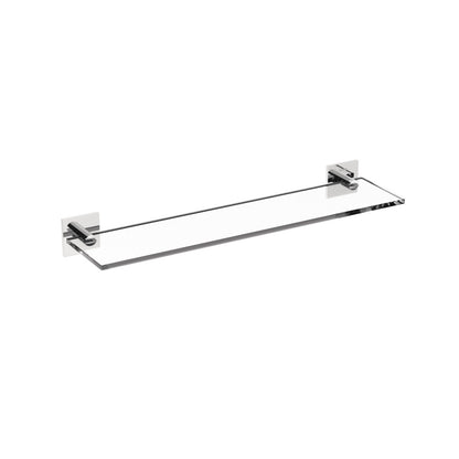 Mensola Bagno 40 cm con in Vetro cromo Cosmic Stick 2760144