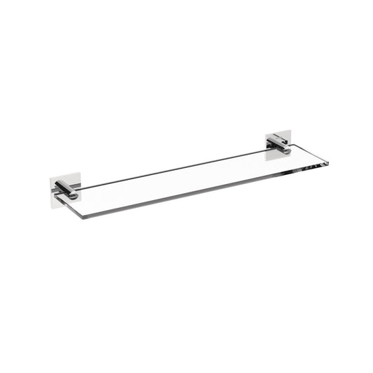 Mensola Bagno 40 cm con in Vetro cromo Cosmic Stick 2760144