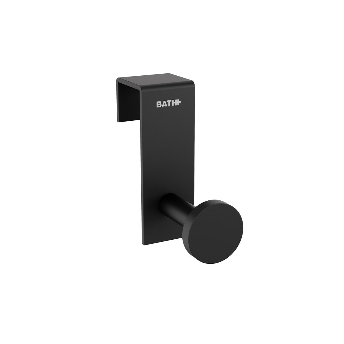 Cosmic Stick Appendino per porta vetro Nero Satinato, dettaglio ravvicinato del materiale e dell'aggancio - Industrias Cosmic