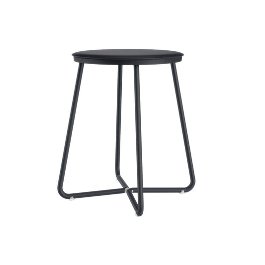 Sgabello bagno 31x31 nero Geyser 2773606 Cosmic