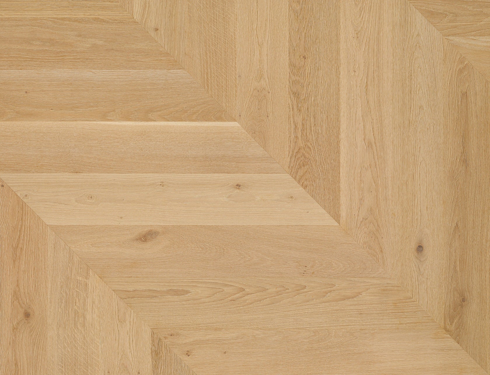 Bauwerk Parquet Formpark Rombico 14 Olio Naturale in rovere, superficie e texture ravvicinata del gres