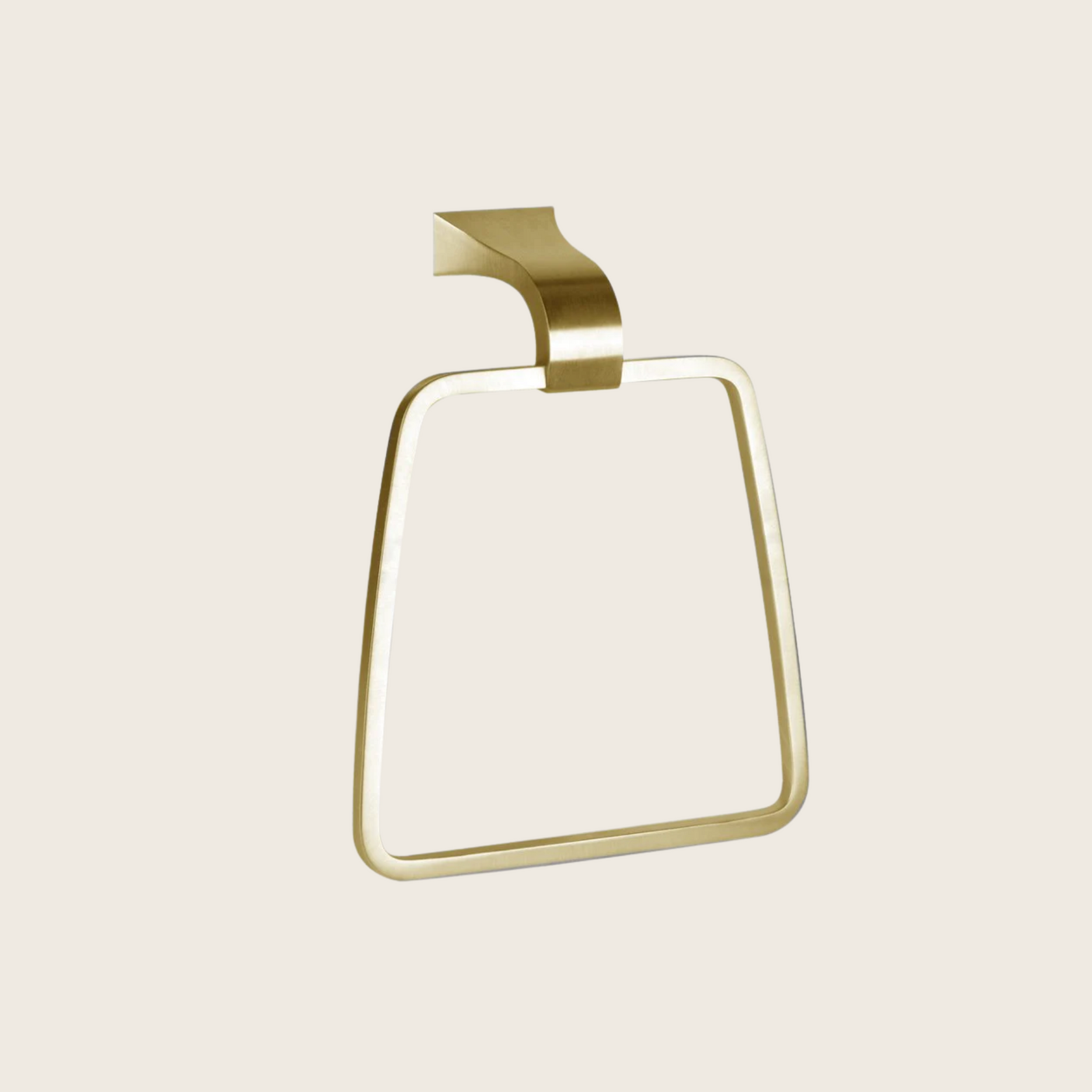 Porta Salvietta Ad Anello Oro Mimi Gessi montato a parete, vista del design e della finitura