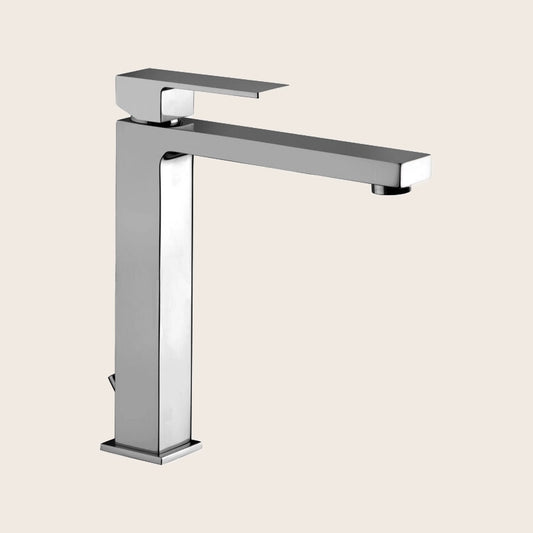 Paffoni Elle El074kcr Miscelatore Lavabo Scarico Click Clak ambientato su piano bagno con accessori