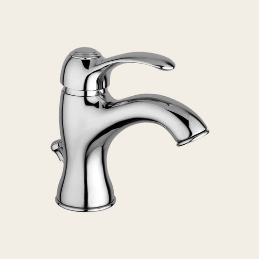 Paffoni Flavia Fa071 Miscelatore Lavabo monocomando Senza ambientato su piano bagno con accessori