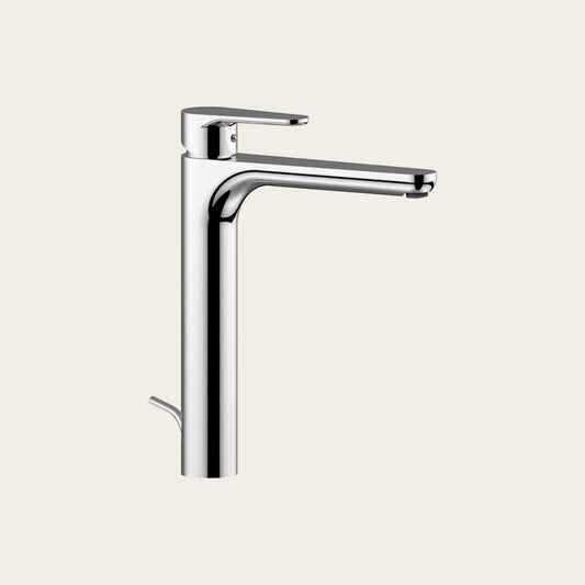 Paffoni Green Gr081k Miscelatore Lavabo Prolungato Con ambientato su piano bagno con accessori