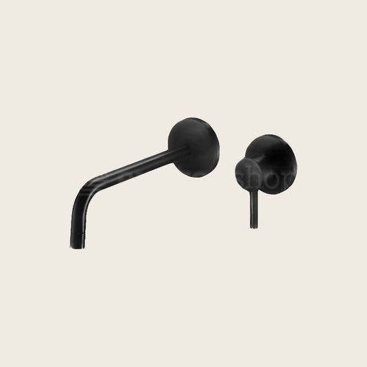 Paffoni Light Lig007no70 Miscelatore Lavabo Incasso Bocca in opaco ambientato su piano bagno con accessori