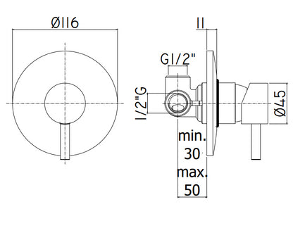 Paffoni Light Lig011st Miscelatore Doccia Incasso Con Piastra Lusso Light Steel Looking Acciaio