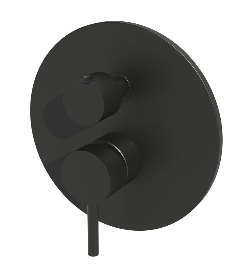 Paffoni Light Lig019no Miscelatore doccia Incasso 3 Uscite, dettaglio ravvicinato della finitura e del marchio