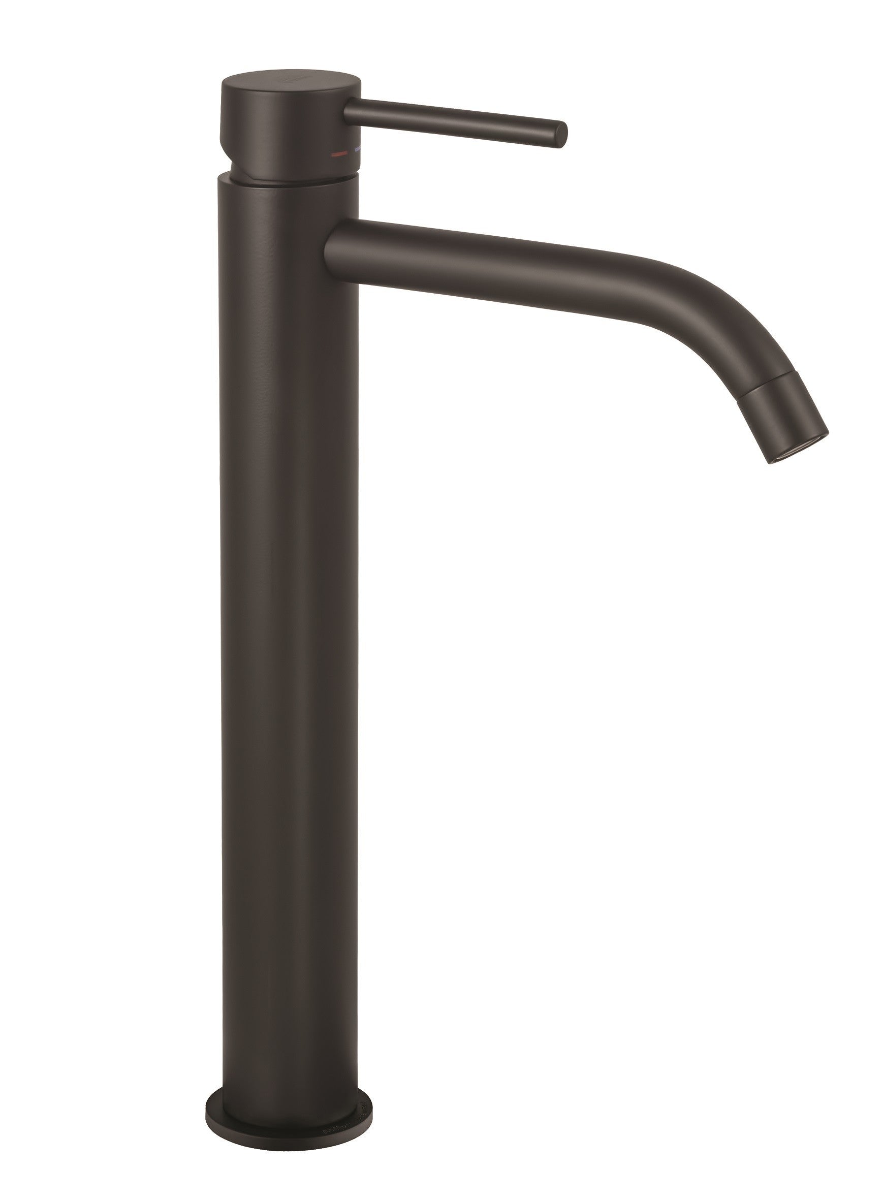 Paffoni Light Lig081no Miscelatore Lavabo Alto Senza, vista laterale del profilo e della forma