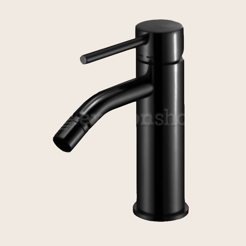 Paffoni Light Miscelatore Bidet Con Scarico automatico Nero Opaco Lig135no