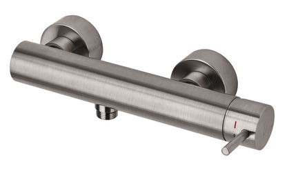 Paffoni Light Lig168st Miscelatore Doccia Monocomando Esterno Steel Looking Acciaio