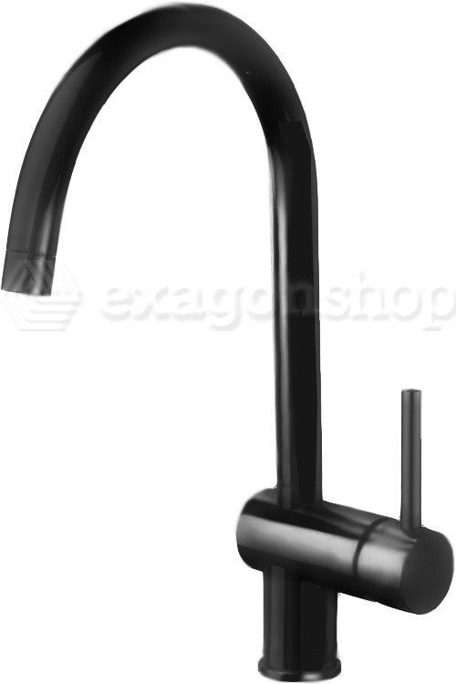 Paffoni Light LIG280NO Miscelatore Lavello Leva Stick Nero, dettaglio della doccetta estraibile