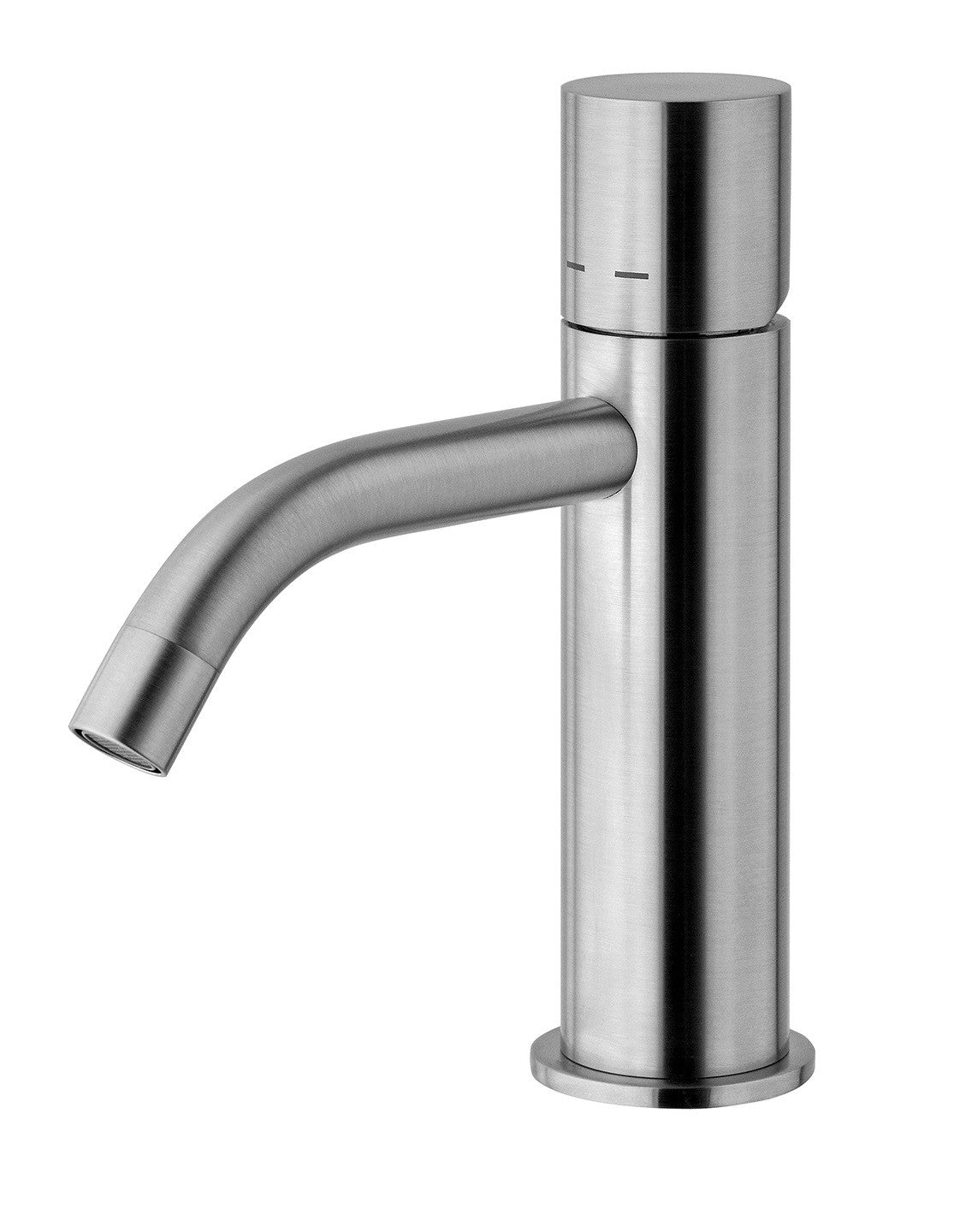 Paffoni Light Miscelatore lavabo Leva zero Senza Scarico Cromo, vista frontale su sfondo bianco
