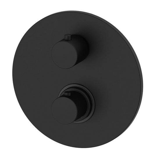 Paffoni Light Liq013no Miscelatore doccia incasso Termostatico 1 uscita Con Piastra 20 Cm in metallo Nero Opaco