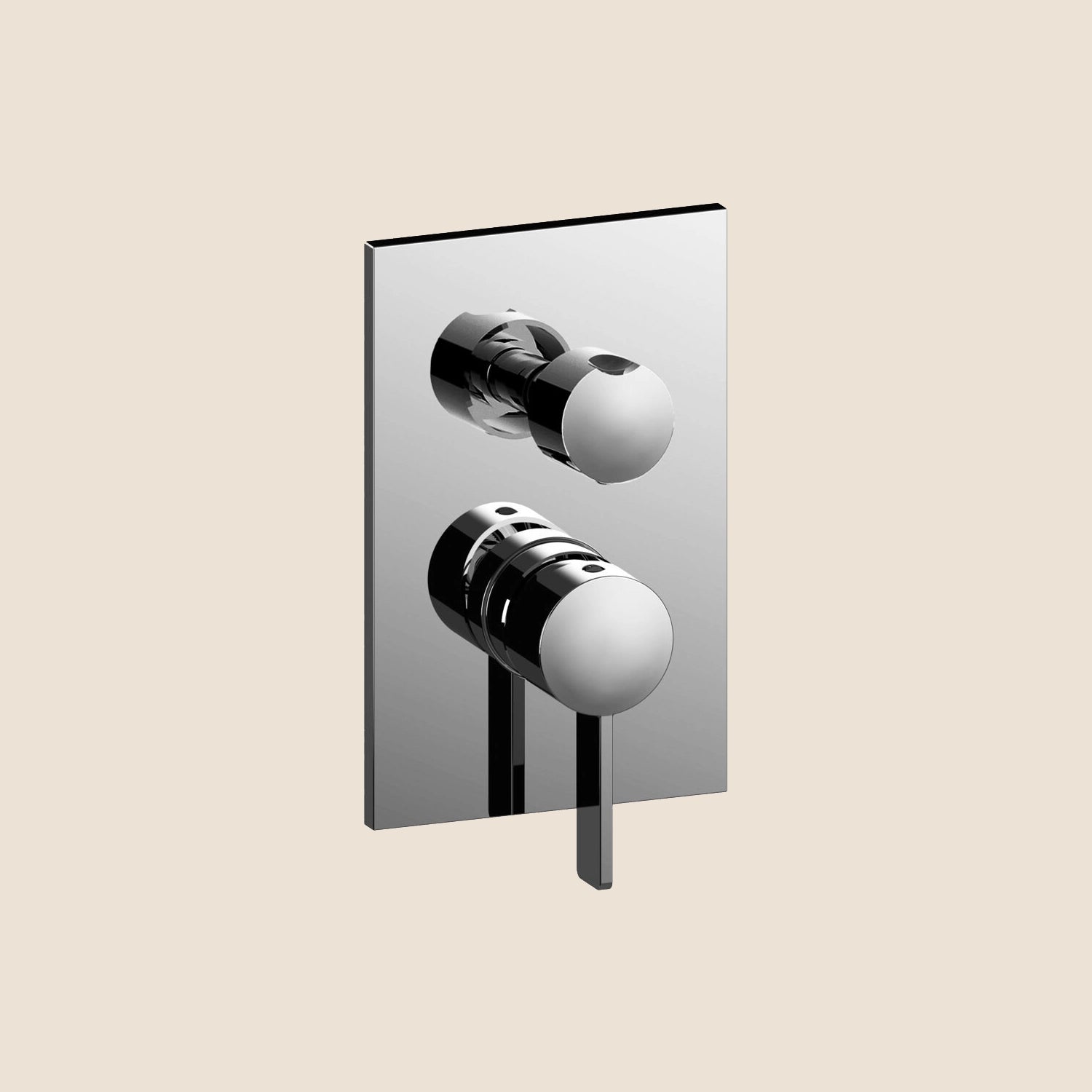 Paffoni Rock Ro018cr Miscelatore lavabo Incasso Con Deviatore e 2 Uscite Cromo