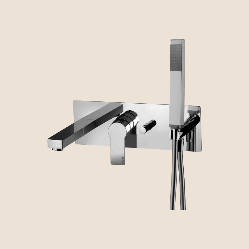 Paffoni Tango Ta001cr Miscelatore Vasca Incasso Con Deviatore Bocca E Set Doccia Cromo