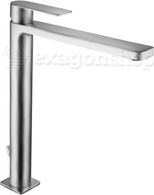 Paffoni Tango Ta085st Miscelatore Lavabo alto per ciotola Con Piletta Steel Looking