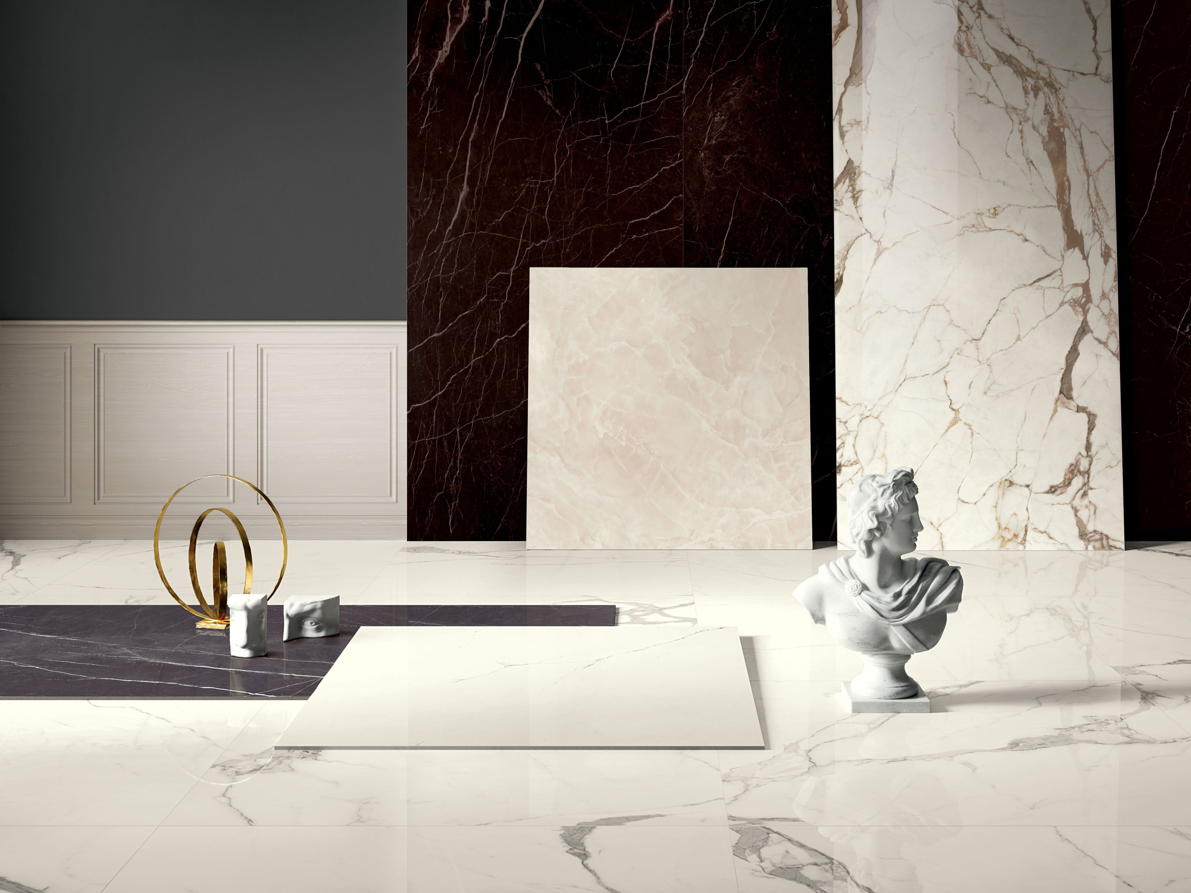 Cotto D'Este Kerlite Vanity 6plus Pavimento Rivestimento in porcellana, superficie e texture ravvicinata del gres - Cotto...