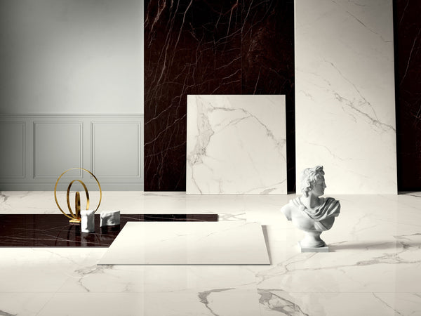 Cotto D'Este Kerlite Vanity 6plus Pavimento Rivestimento 260x120 Cm 6,5 Mm In Porcellanato Ceramico Sottile Dark Brown Glossy