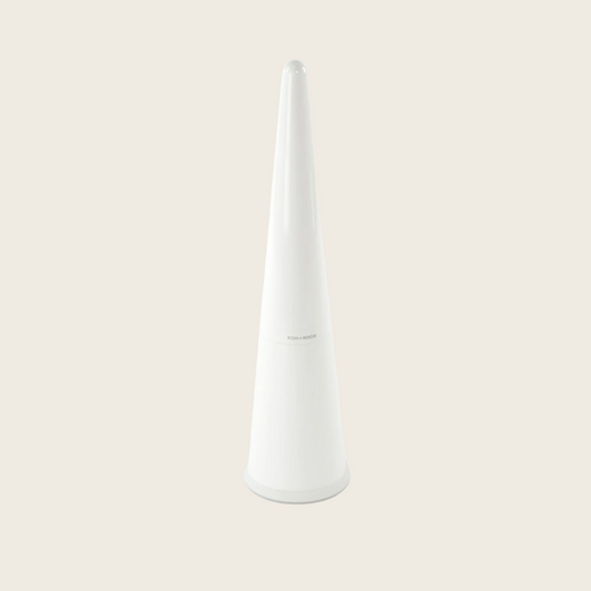 Koh-i-noor KONO 5256 Porta scopino a pavimento con contenitore interno in plastica bianco