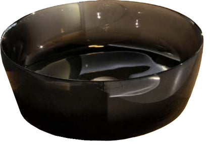 Antonio Lupi Catino43c Lavabo Tondo soprapiano 43x15 cm in Cristalmood