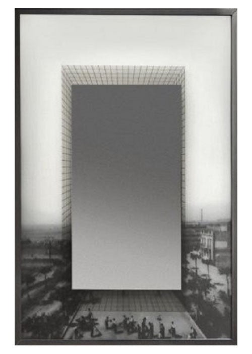 Specchio 54x75 a tre Strati con Cornice In Alluminio Collage309 Antonio Lupi Design
