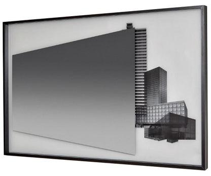 Specchio 108x75 a tre Strati con Cornice In Alluminio Collage317 Antonio Lupi Design
