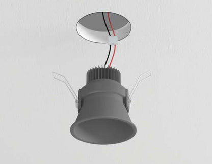 Antonio Lupi Zenitled Faretto 8 cm Da Incasso A Soffitto Nero
