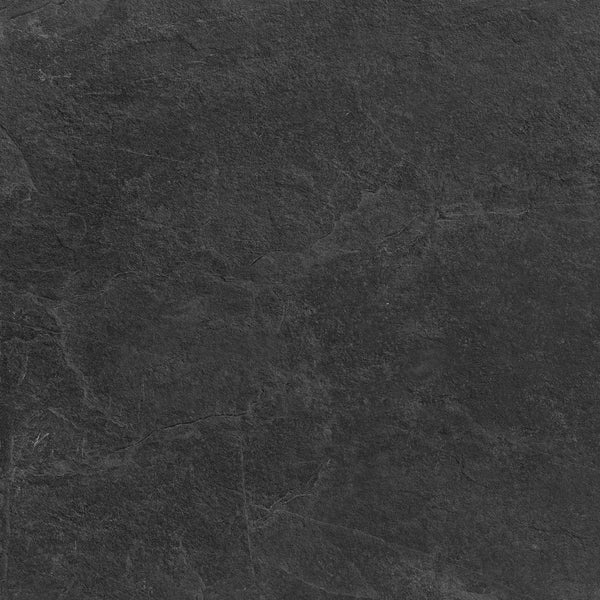 Pavimento Rivestimento 75x75 Rettificato Strutturato spessore 9,5 mm black Ragno Realstone Slate 00R61802