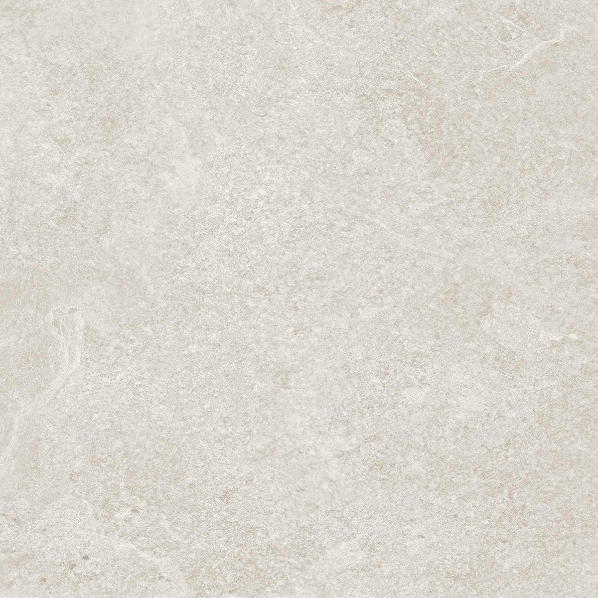 Pavimento rivestimento 60x60 effetto pietra rettificato in posata in ambiente arredato, dettaglio della venatura