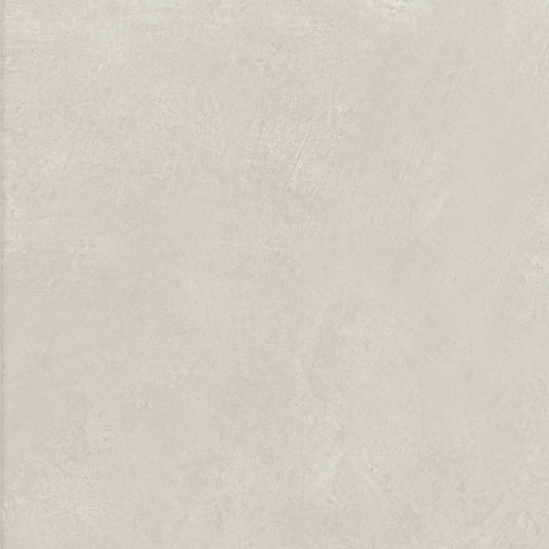 Pavimento rivestimento 60x60 blanc effetto resina 10 mm in in ambientazione completa, vista d'insieme della stanza