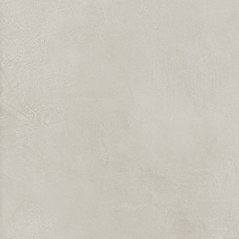 Pavimento rivestimento 60x60 blanc effetto resina 10 mm in, dettaglio ravvicinato della finitura e delle fughe